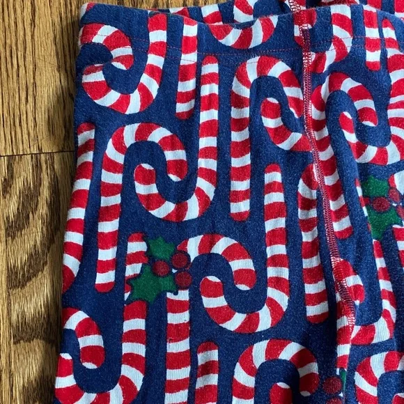 Hanna Andersson Red and Blue Candy Cane Pajama Set, size 14. Excellent condition - Picture 11 of 11